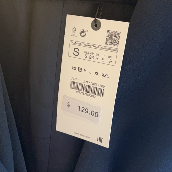 BLOGGERS FAV ZARA NWT DRAPED BLAZER DRESS-SOLD - Picture 15 of 17